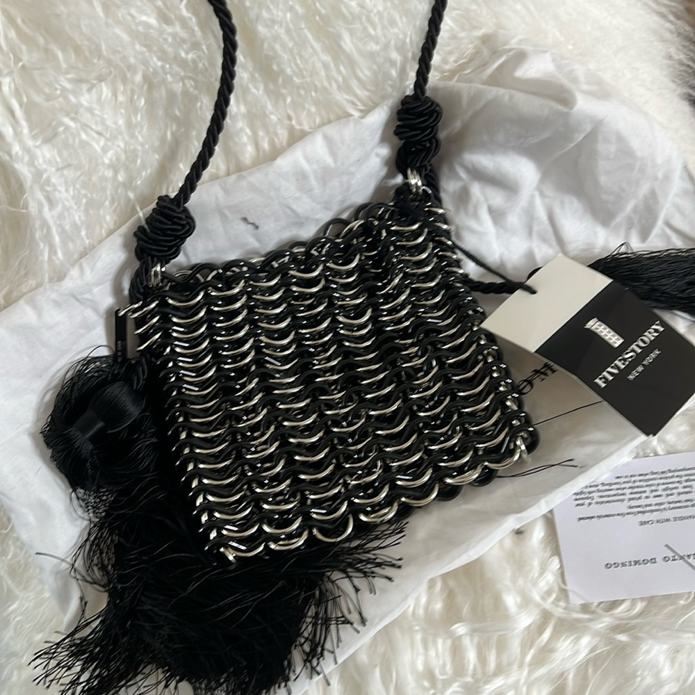 Carolina Santo Domingo crossbody metal bag